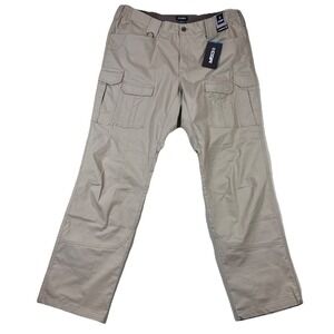 CQR Mens Tactical Cargo Pants Tan 36x32 Ripstop Utility Outdoor Workwear NWT